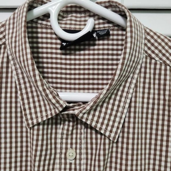 Mens L Gingham Short Sleeve - Picture 5 of 5